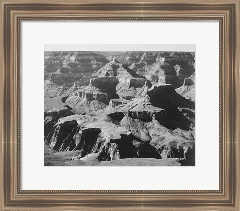 Framed View of rock formations, Grand Canyon National Park,  Arizona, 1933 Print