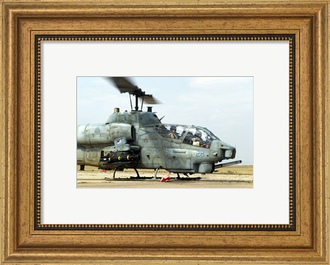 Framed AH-1A Cobra Print