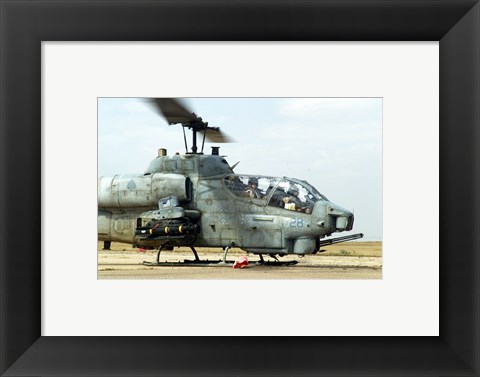 Framed AH-1A Cobra Print