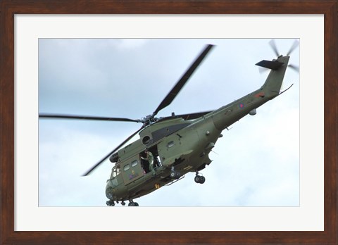 Framed RAF Westland SA-330E Puma HC1 Print