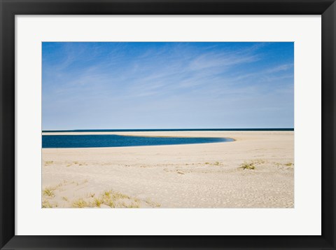 Framed USA, Massachusetts, Cape Cod, panoramic view of beach Print