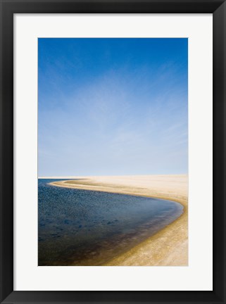 Framed High angle view of a coastline, Cape Cod, Massachusetts, USA Print