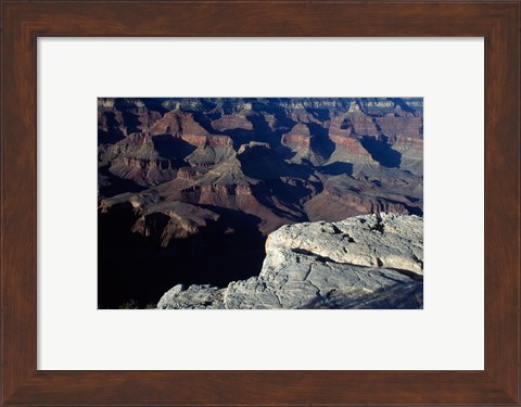 Framed Wide Angle View of the Grand Canyon National Park Print