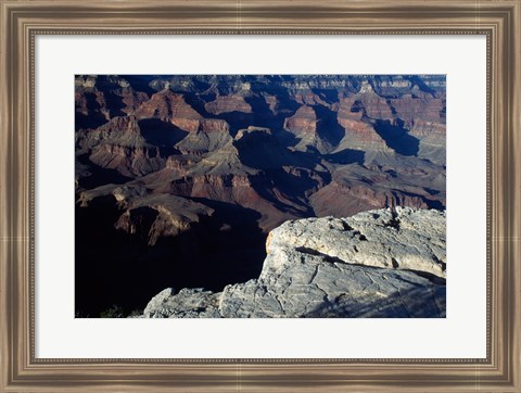 Framed Wide Angle View of the Grand Canyon National Park Print