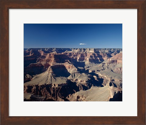 Framed High angle view of a canyon, South Rim, Grand Canyon, Grand Canyon National Park, Arizona, USA Print