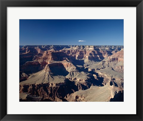 Framed High angle view of a canyon, South Rim, Grand Canyon, Grand Canyon National Park, Arizona, USA Print