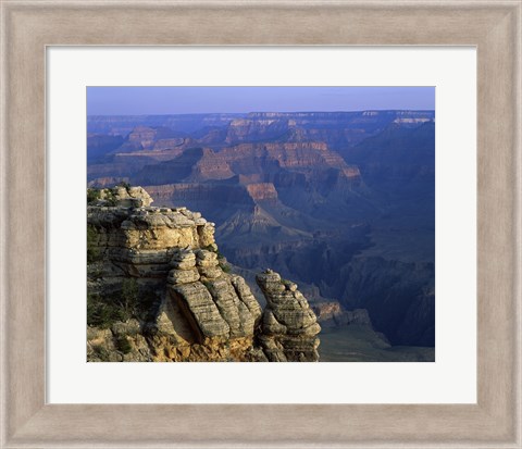 Framed High angle view of rock formation, Grand Canyon National Park, Arizona, USA Print