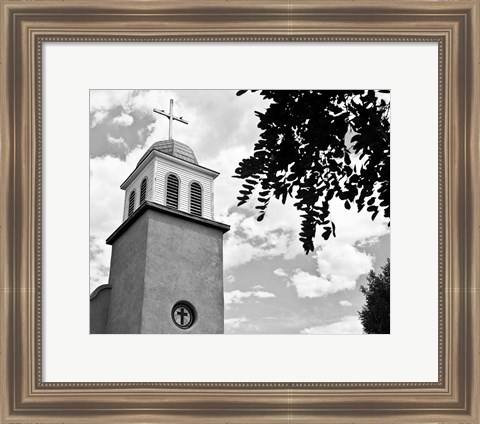 Framed Church of Los Cerrillos Print