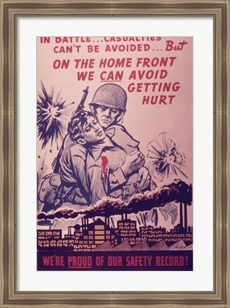 Framed We Can Avoid Getting Hurt Print