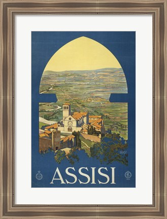 Framed Assisi Print