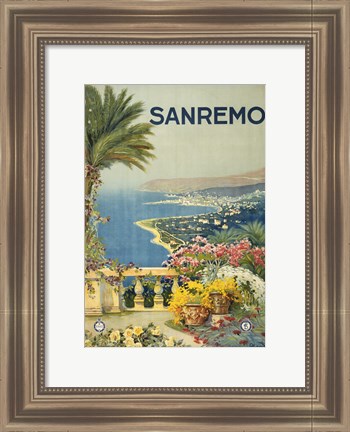 Framed Sanremo Print