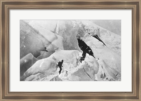 Framed Climbing Mt. St. Elias Print