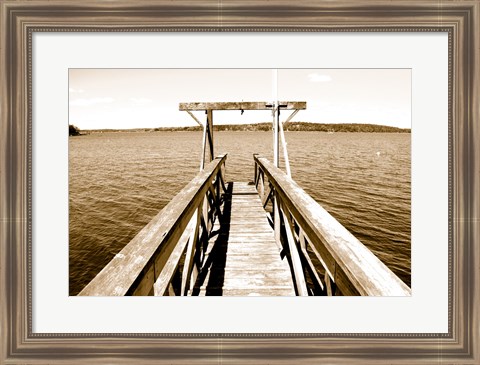 Framed View From The Gulls Nest Print