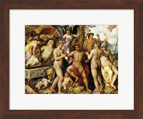 Framed Judgment of Paris Aphrodite Print