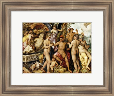 Framed Judgment of Paris Aphrodite Print