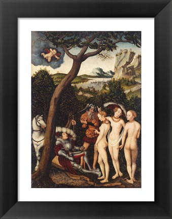 Framed Judgment of Paris Print