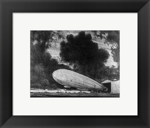 Framed Zeppelin Print