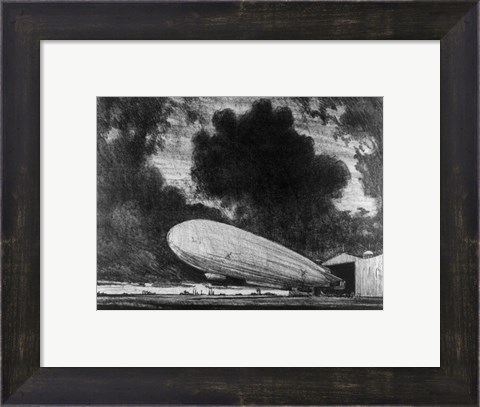 Framed Zeppelin Print