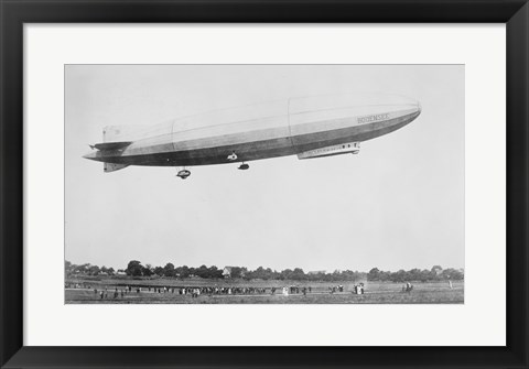 Framed Bodensee Blimp Print