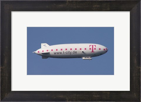 Framed Zeppelin - color photo Print