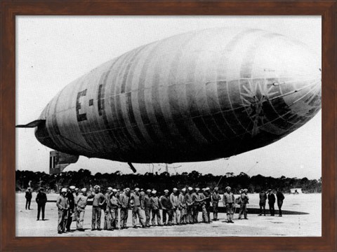 Framed E Class Blimp Print