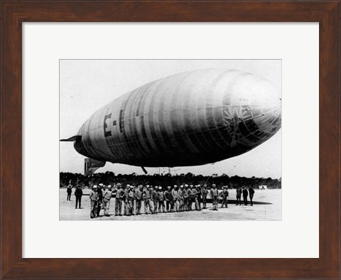 Framed E Class Blimp Print