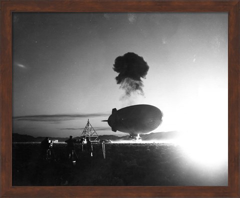 Framed Operation Plumbbob Blimp Print