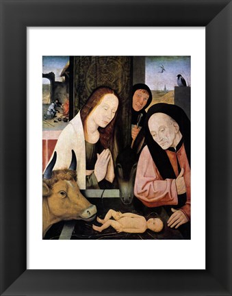 Framed Birth of Christ Print