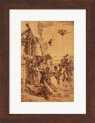 Framed Nativity of Jesus Print