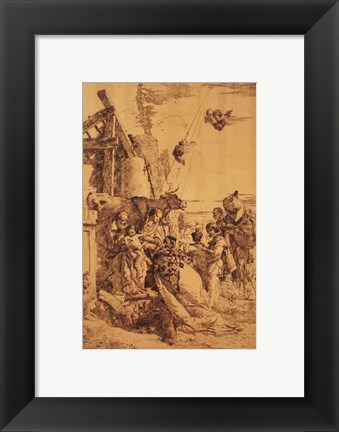 Framed Nativity of Jesus Print