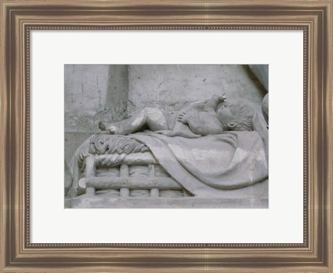Framed Toul Cathedral Nativity Detail Print