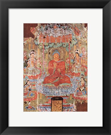 Framed Amitabha Buddha Print