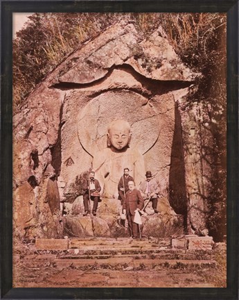 Framed Buddha, Hakone Print