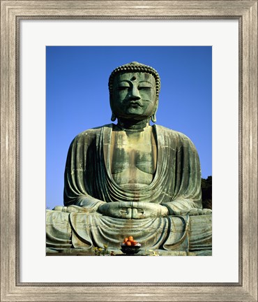 Framed Statue of Buddha, Kamakura, Japan Print