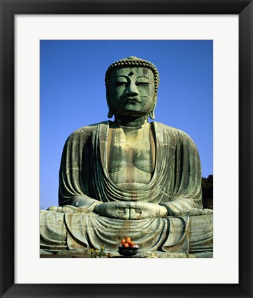 Framed Statue of Buddha, Kamakura, Japan Print