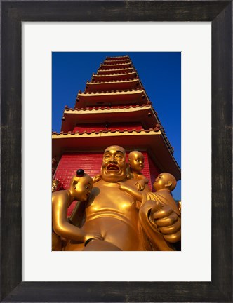 Framed Laughing Buddha Print