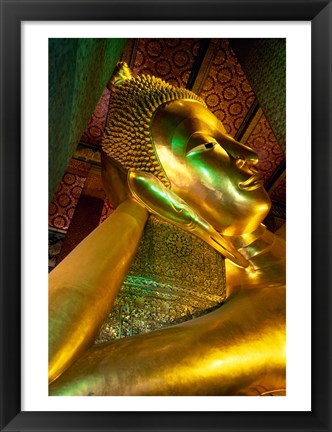 Framed Reclining Buddha, Thailand Print