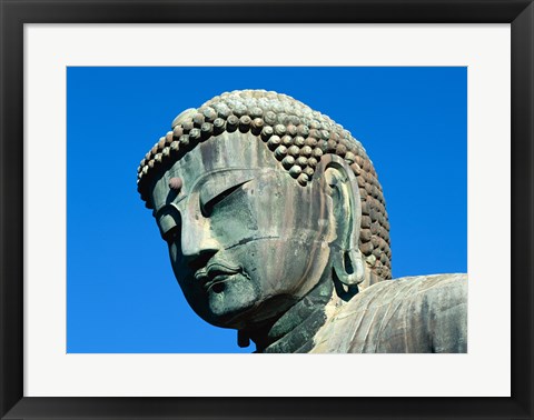 Framed Close-up of a statue, Daibutsu Great Buddha, Kamakura, Japan Print