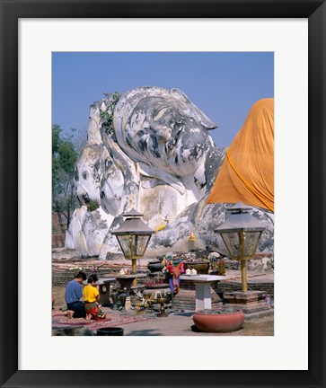 Framed Facade of a Temple, Wat Mahathat, Sukhothai, Thailand Print