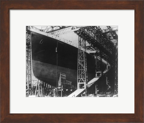 Framed Titanic Print