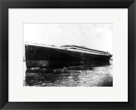 Framed Titanic photograph Print