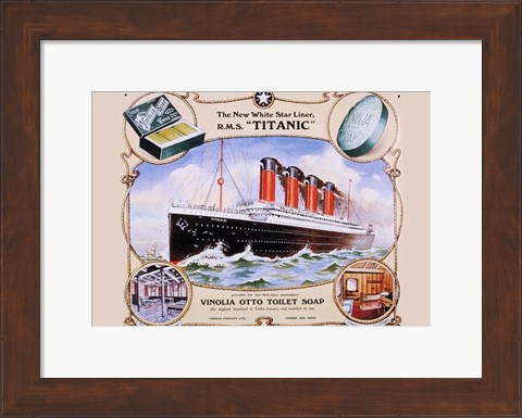 Framed R.M.S. Titanic Print