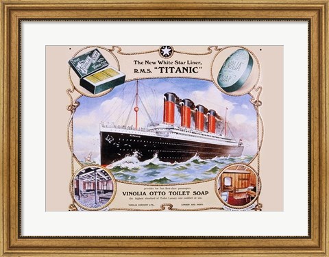 Framed R.M.S. Titanic Print