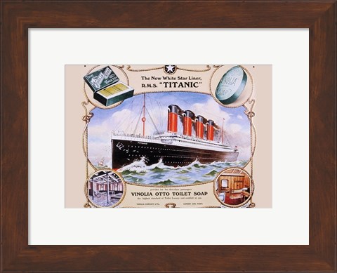 Framed R.M.S. Titanic Print