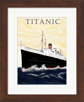 Framed Titanic Poster Print