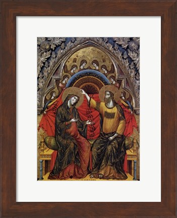 Framed Coronation of the Virgin Print