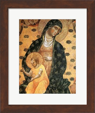 Framed Madonna Renaissance Print