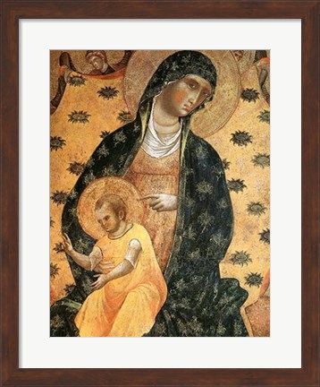 Framed Madonna Renaissance Print