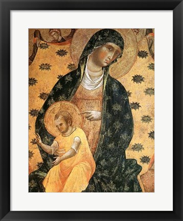 Framed Madonna Renaissance Print