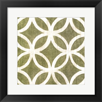 Framed Garden Tile IV Print